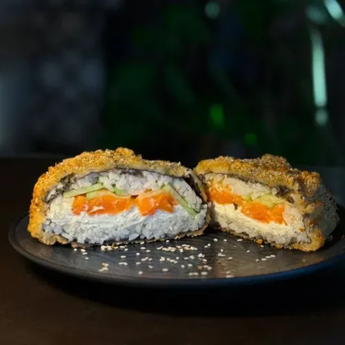 Sushi Burger cu somon