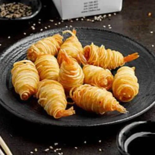 Creveți în chipsuri de cartof