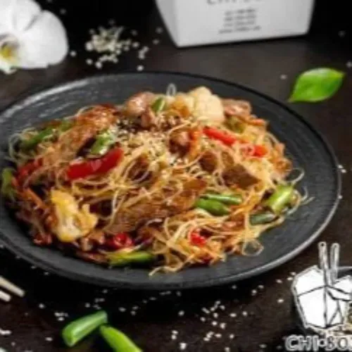 Paste Funcioza cu carne de porc